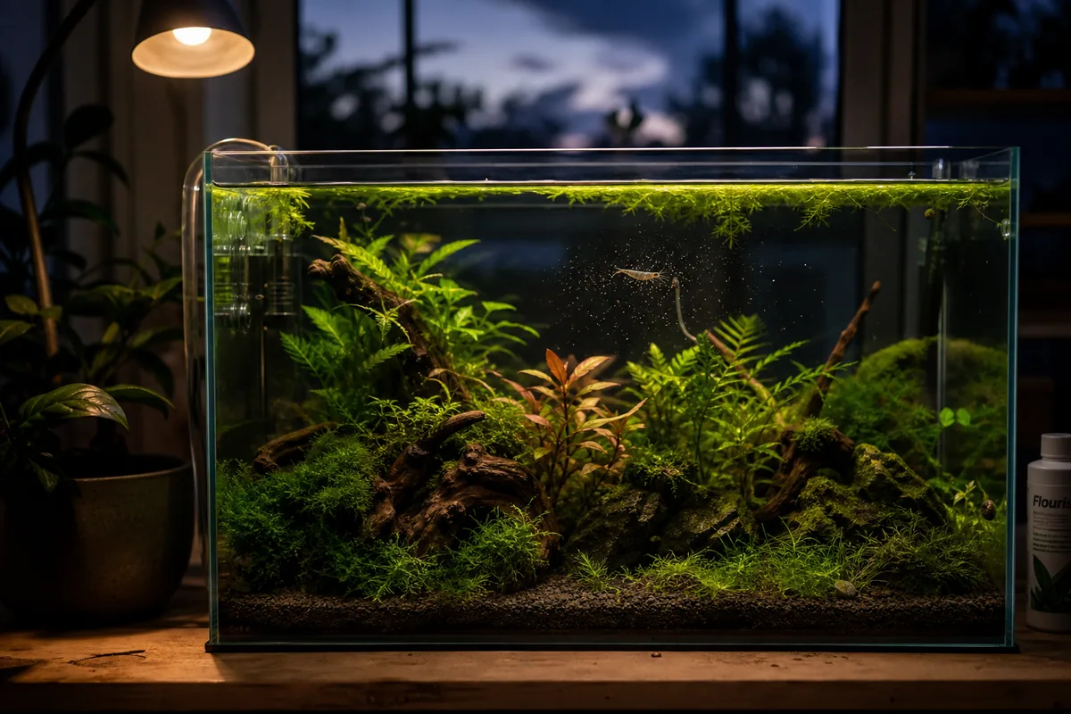 Amano Shrimp Reach Two Inches and Outgrow Cherry Shrimp