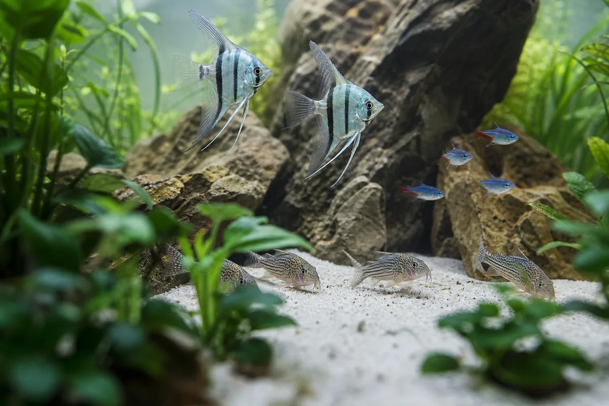 Why Angelfish and Corydoras Are a Natural Match