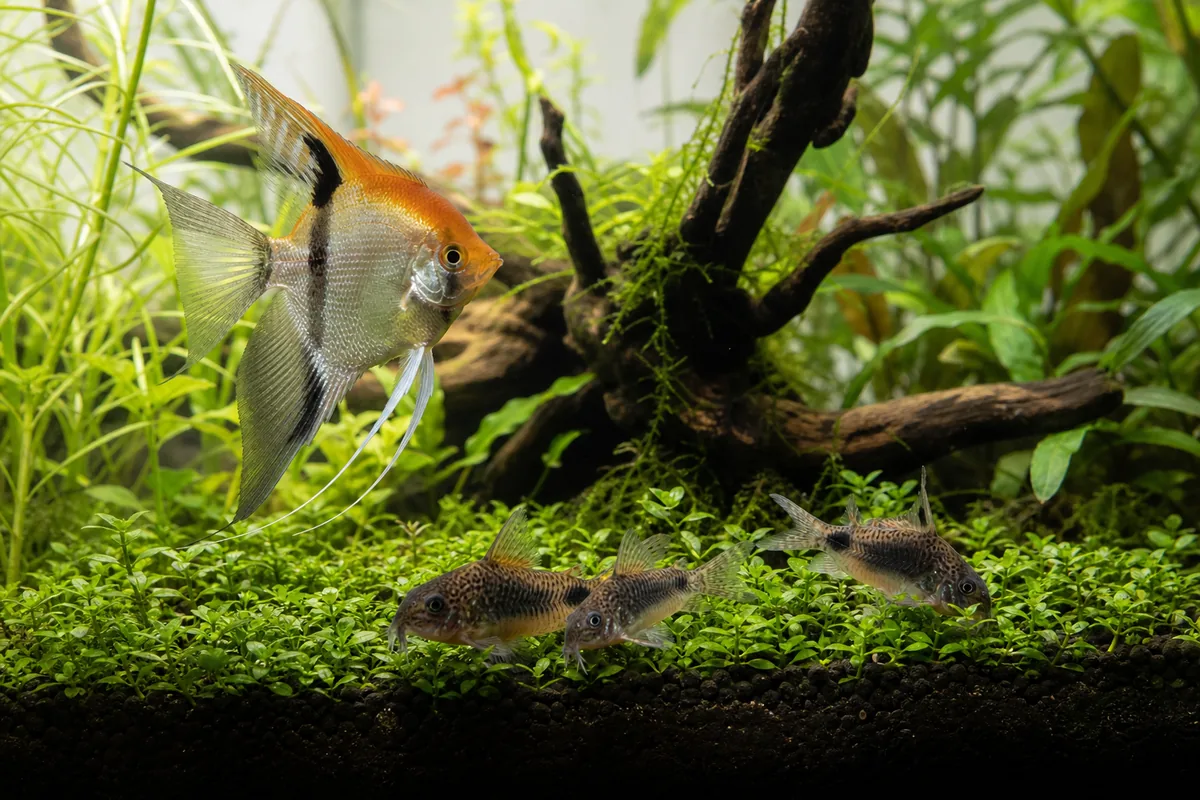 Do Corydoras Stay Low Enough to Avoid Angelfish?