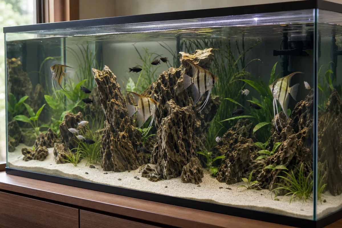 Mollies (Poecilia sphenops/P. latipinna): pH 7.5-8.5, Hard Water