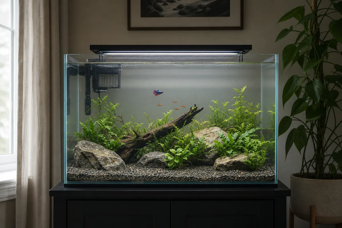 Tank Setup: Dense Planting Does Most of the Work