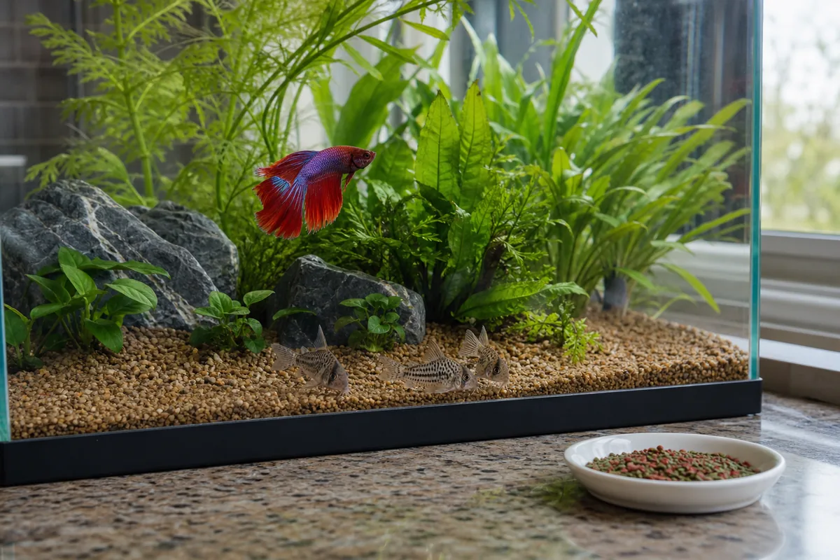 Does a Corydoras Ever Enter the Layer a Betta Guards?