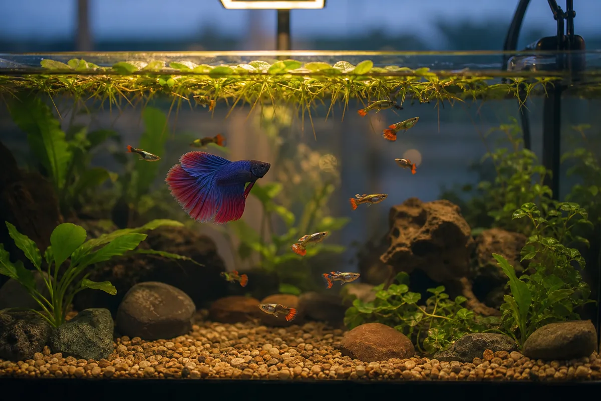 Do Male Guppy Fins Trigger a Betta the Same Way?
