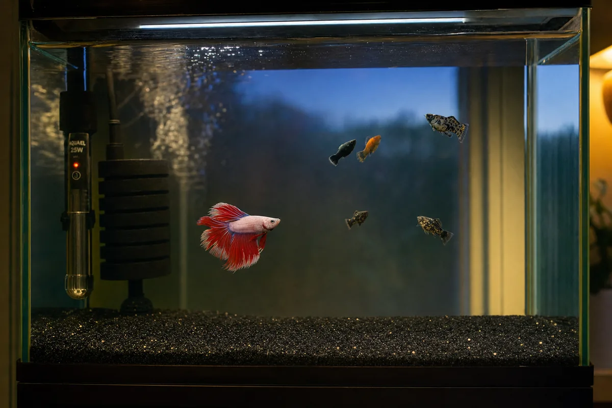 Is Molly Water Too Hard for a Betta to Settle In?