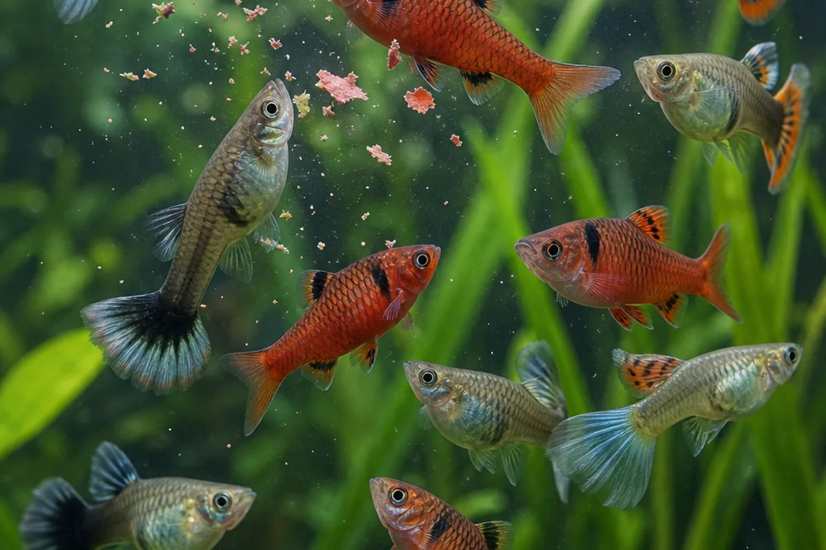 Will a Cherry Barb Ever Nip a Guppy's Long Fins?