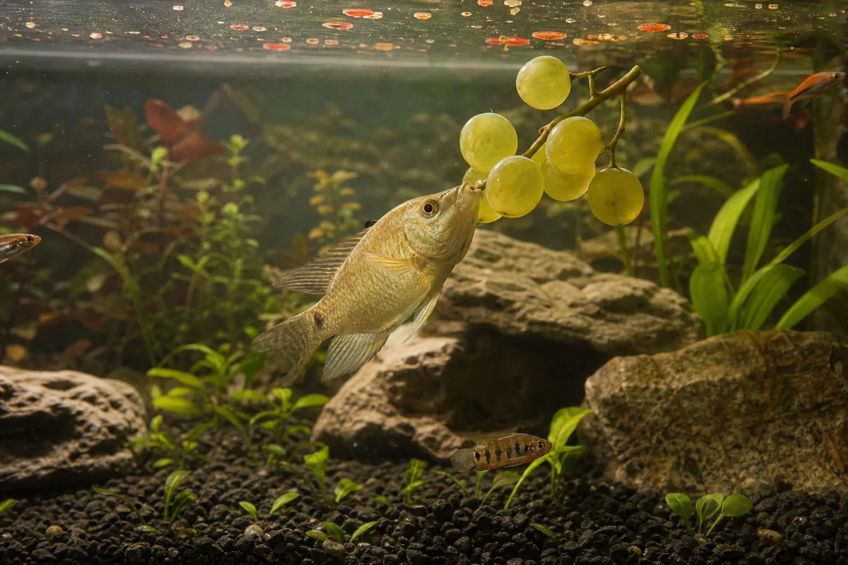 Which Fish Can Eat Grapes: Omnivores Only, Not Strict Carnivores