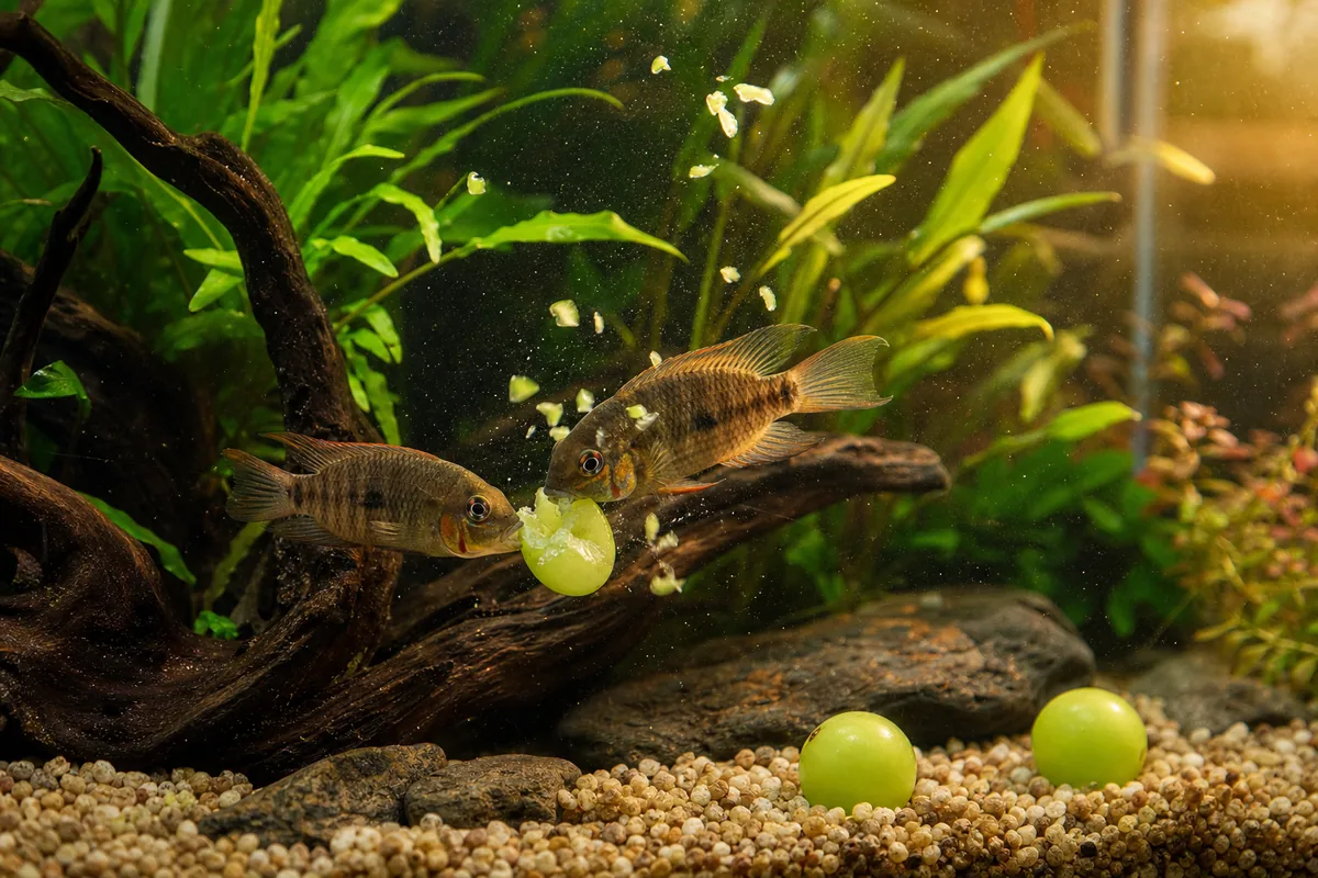 How Much of a Grape Can an Aquarium Fish Handle?