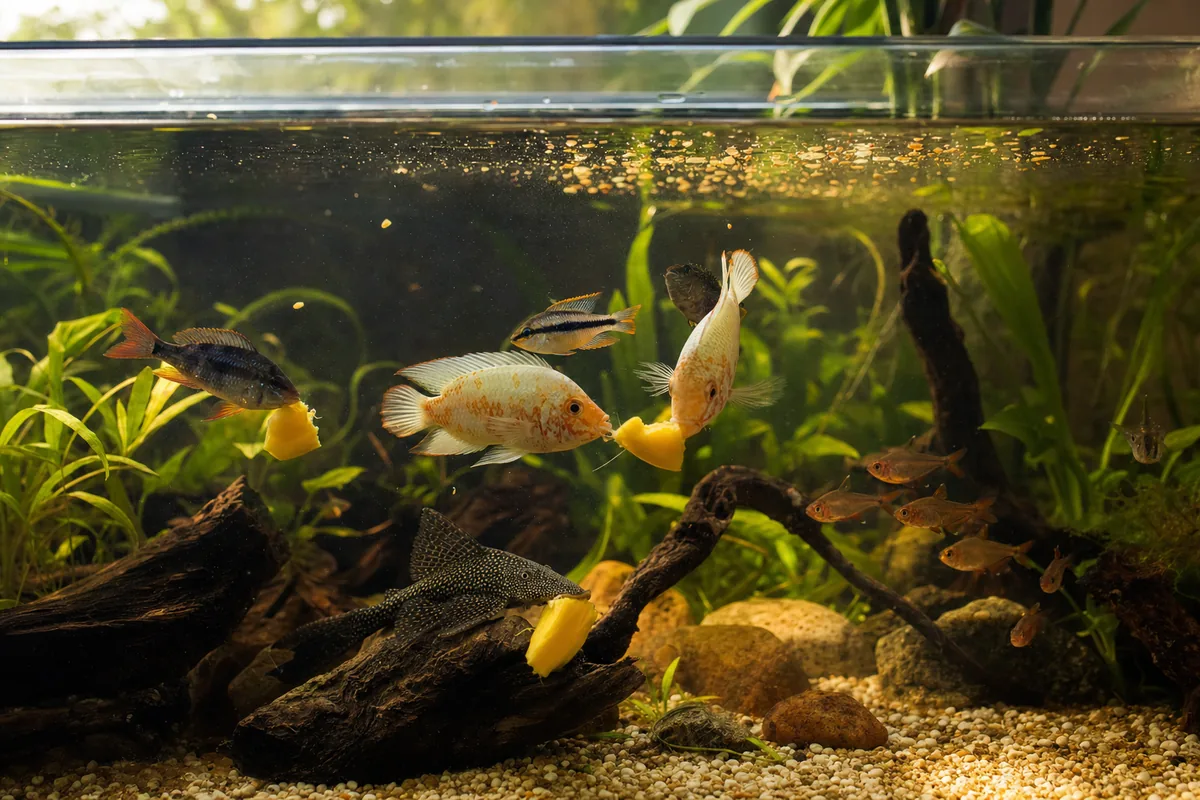 How Often Can Fish Eat Mango: Frequency and Water Quality