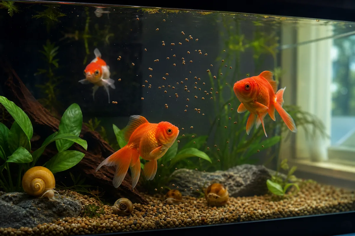 Will a Goldfish Eat Any Snail Small Enough to Swallow?