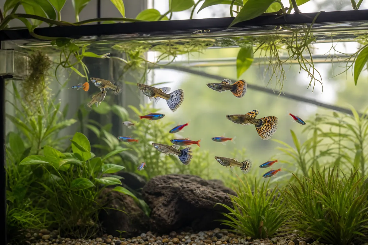 How to Stock a Guppy and Neon Tetra Community Tank