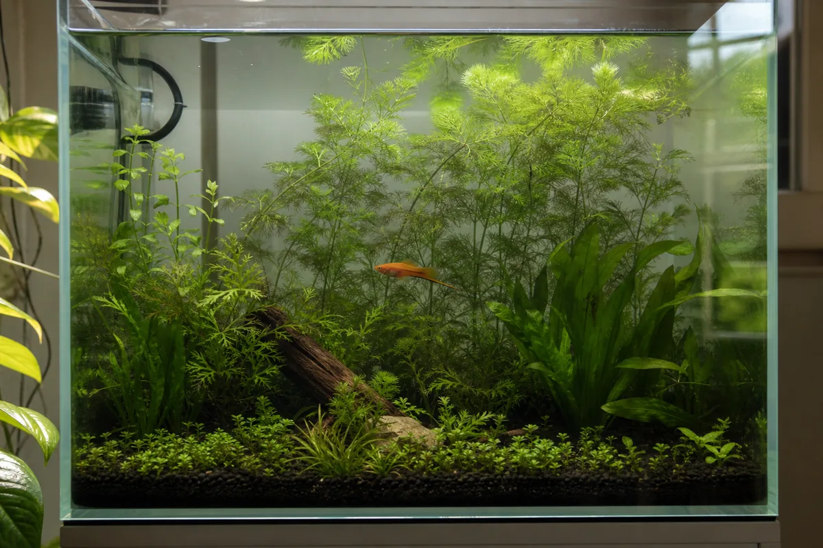 Swordtail tank setup: 20-gallon minimum with 6 key equipment items