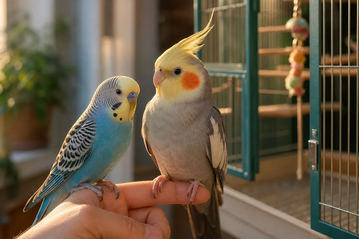 Cockatiels Are Calmer, Budgies Cost Less to Keep