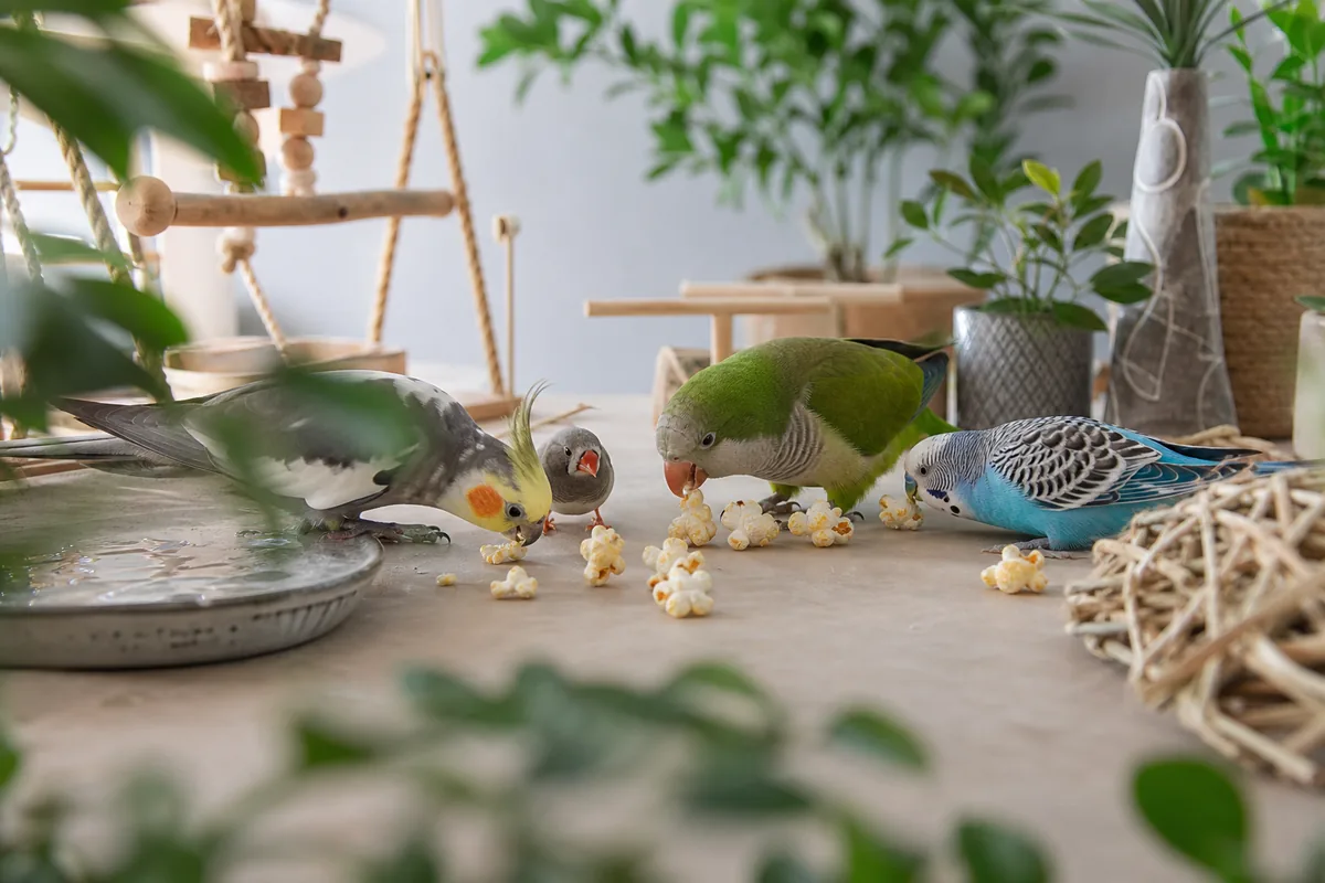 Can a Pet Bird Have Popcorn Without the Butter?