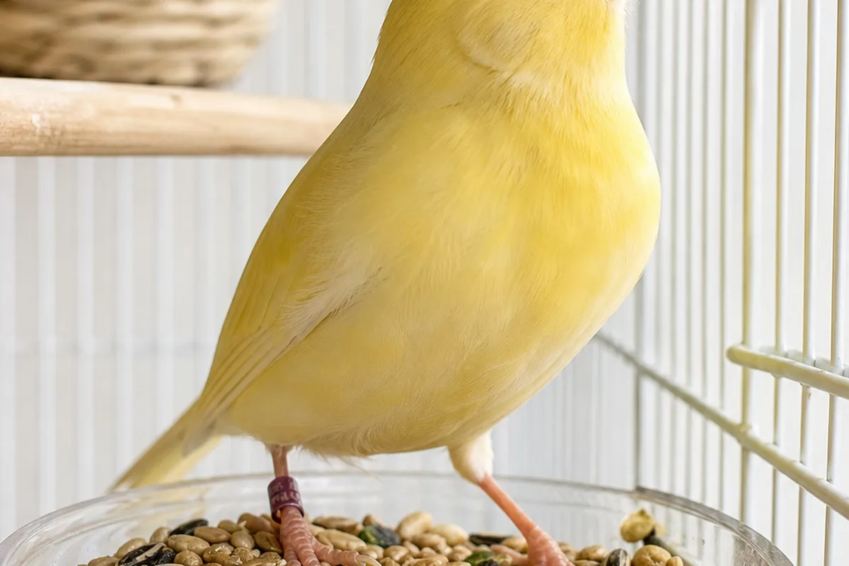Diet: Seeds, Egg Food, and Color Feeding
