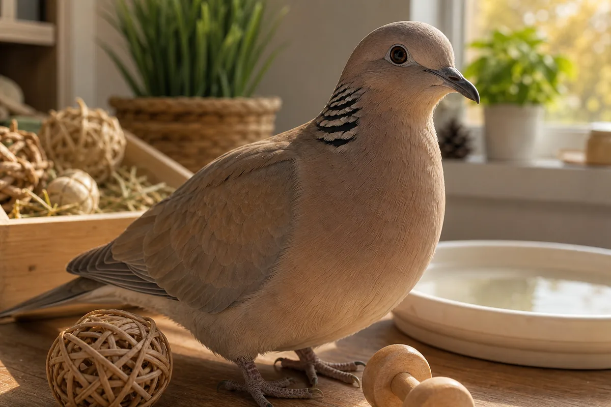 A Dove Coos Where a Parrot Screams, Hence the Appeal