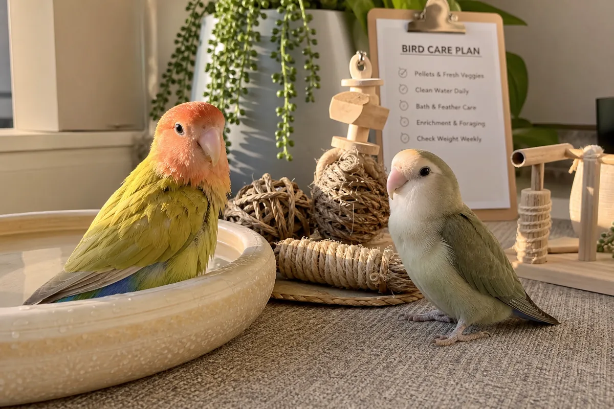 What Belongs in a Pet Bird Diet Beyond the Seed Mix?