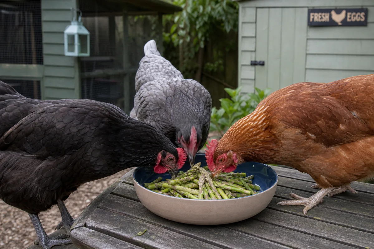 Why Asparagus Changes Egg Flavor: The Sulfur Compound Chickens Share with Humans