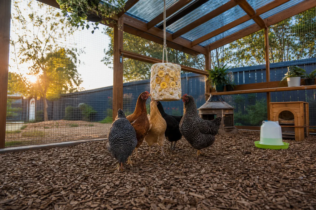 How Much Banana Can a Single Hen Have in One Week?