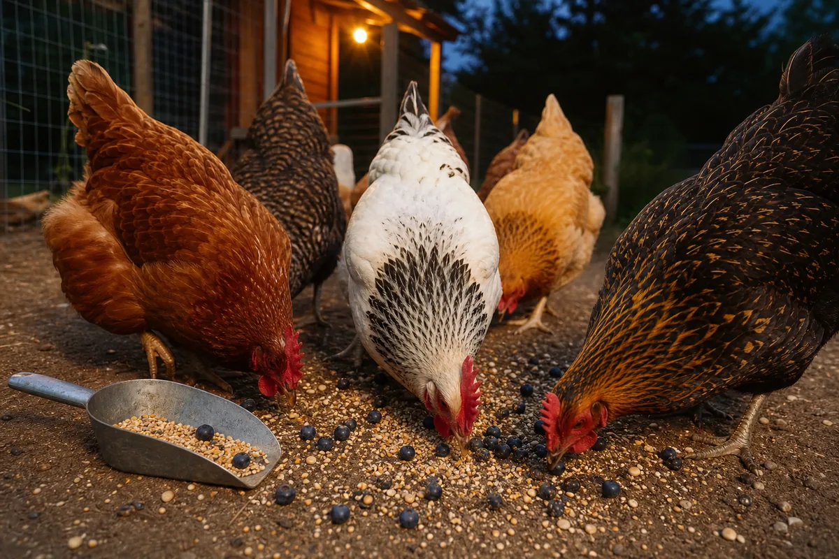 Blueberry Nutrition for Chickens: 10g Sugar and High Antioxidants per 100g