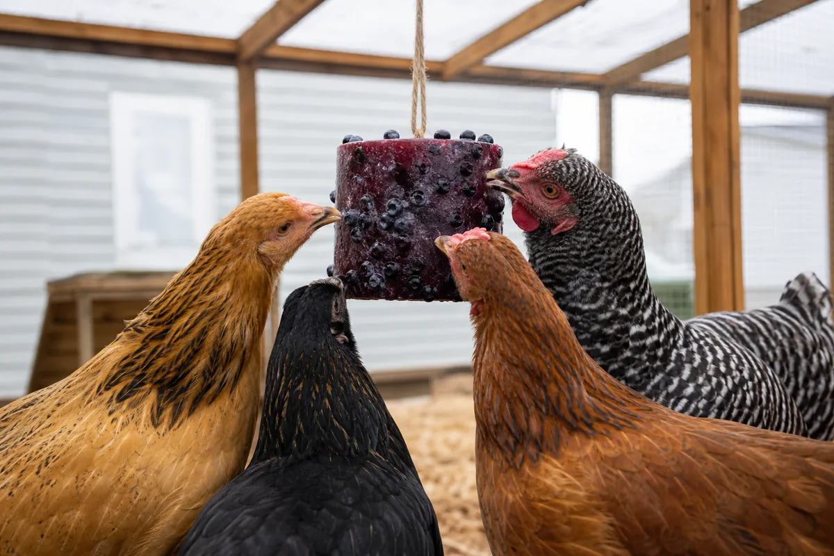 How Many Blueberries Can One Hen Have at a Time?