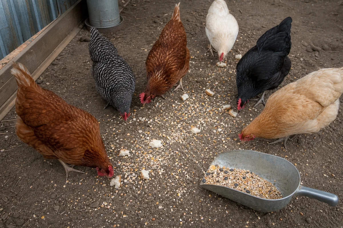 Why Bread Gives Chickens Empty Calories: 2g Protein Per Slice