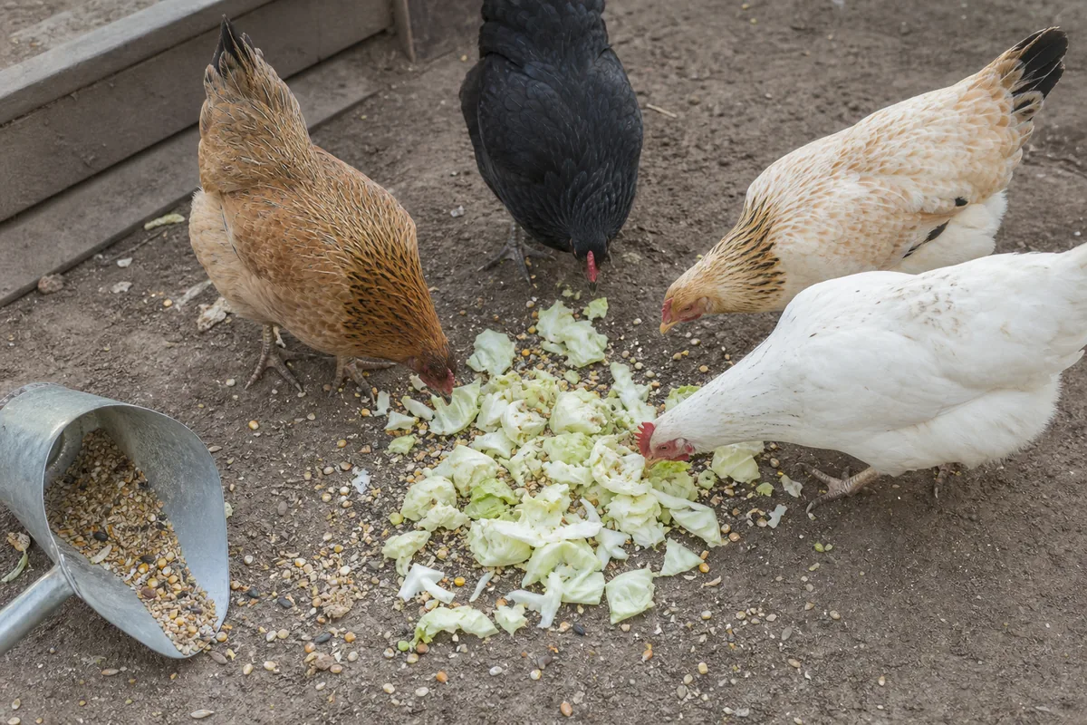 Why Do Keepers Hang a Whole Cabbage for Their Hens?