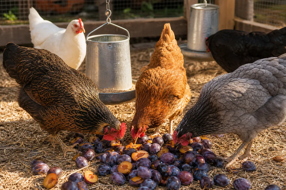 Is the Plum Pit the Only Part Your Flock Cannot Have?