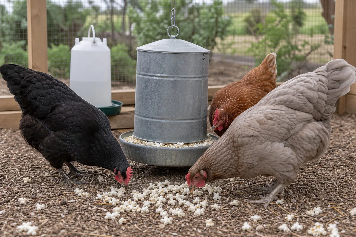 Is It the Popcorn or the Butter That Harms a Hen?