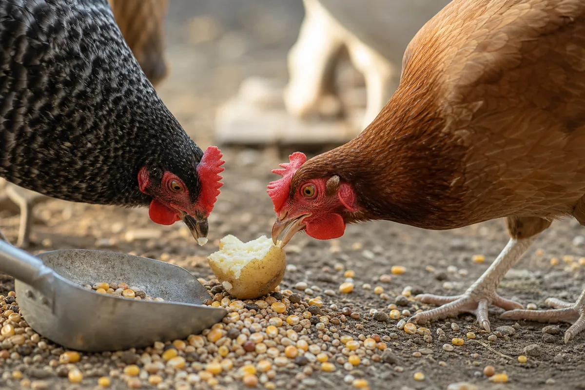 Which Parts of a Potato Actually Harm a Chicken?