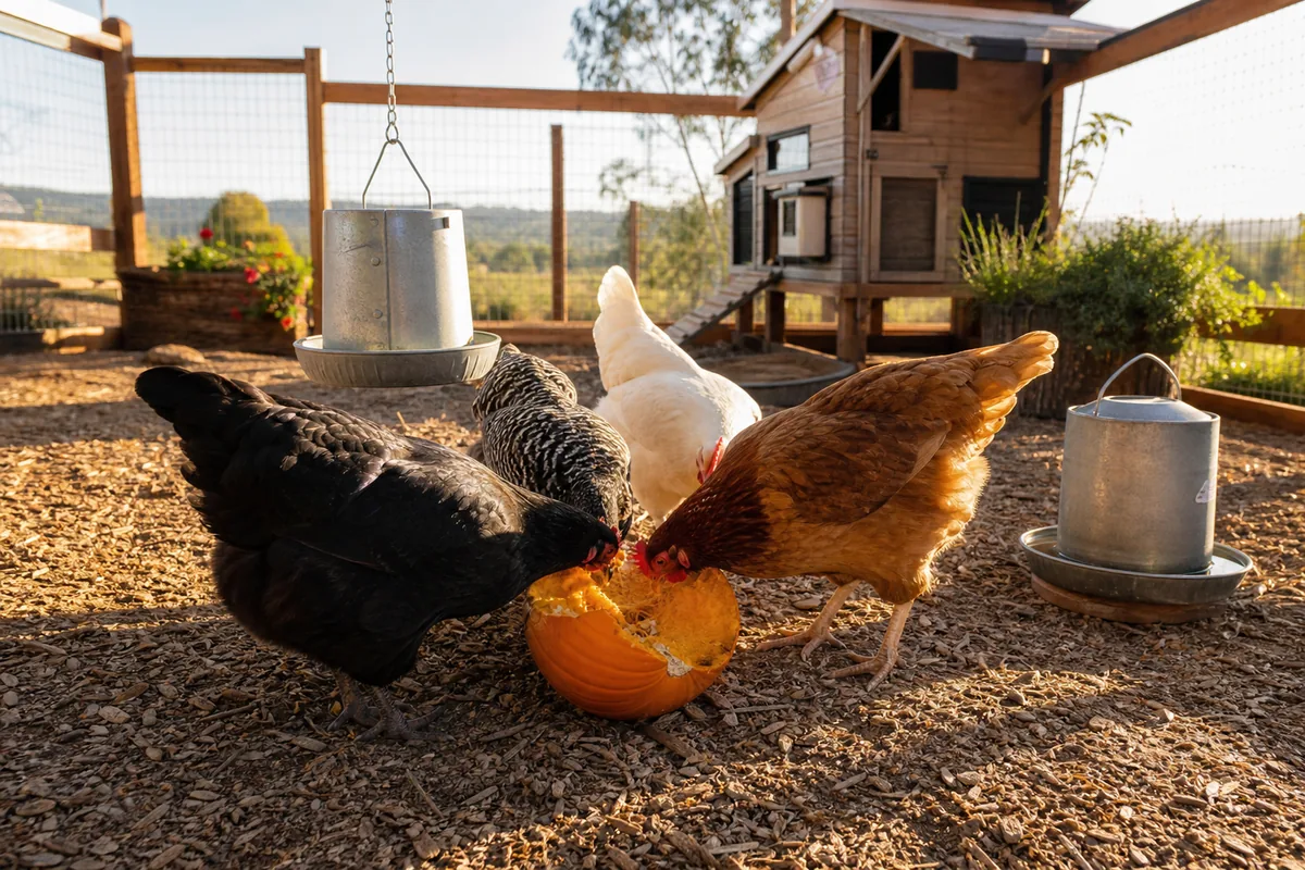 How to Feed Pumpkin to Chickens: The Simplest Prep in the Vegetable Category