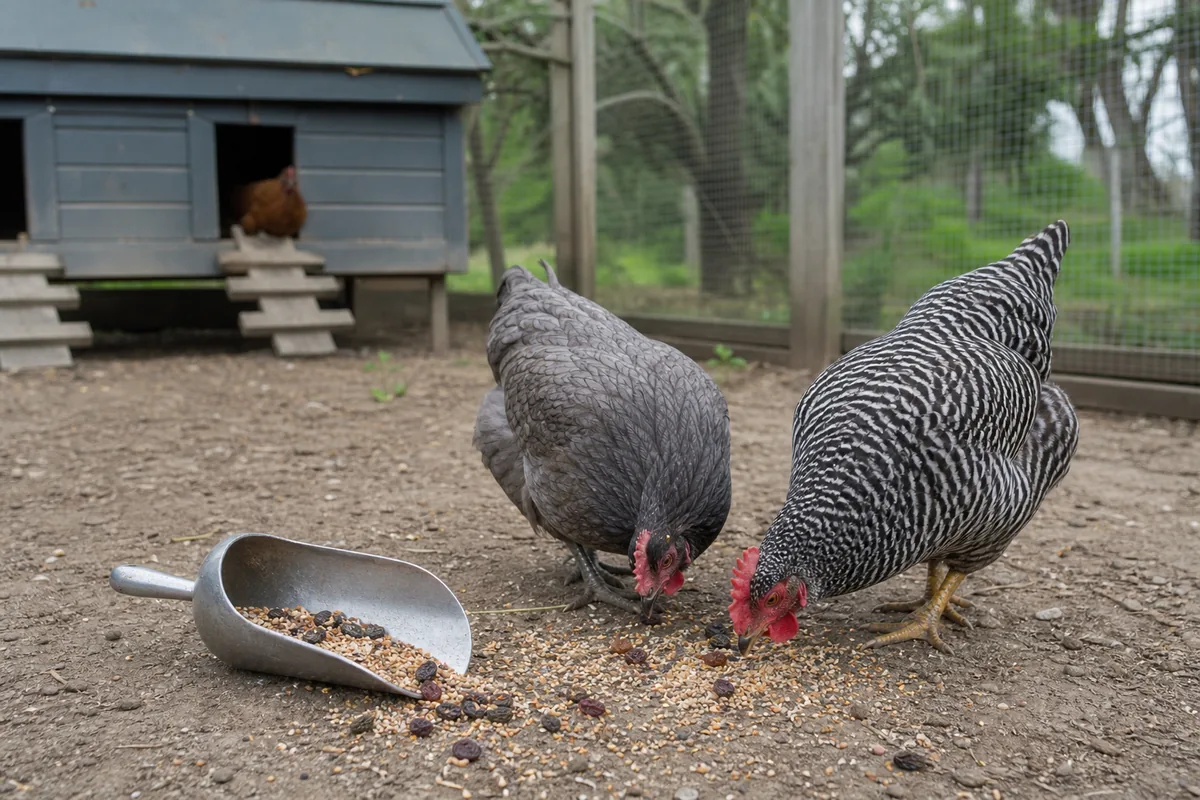 How to Feed Raisins to Chickens: Soaking, Sizing, and the 10% Rule
