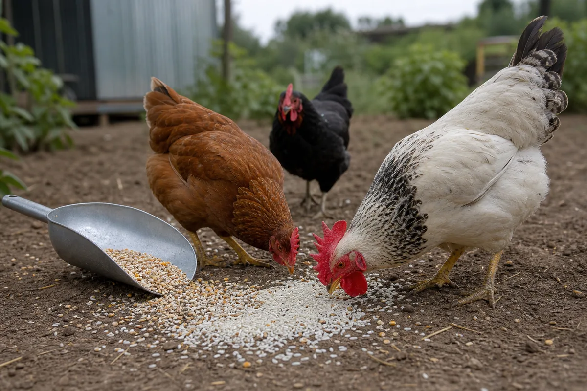 Cooked White Rice: The Safest Form for Chickens, 95% Digestibility