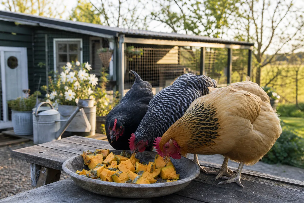 Nutritional Value of Squash for Chickens: Vitamin A and Egg Yolk Color