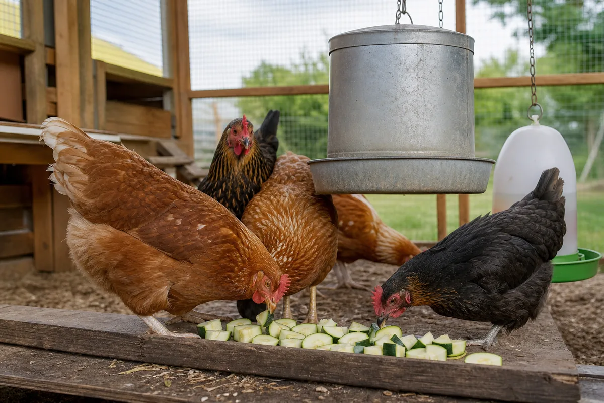 How to Serve Zucchini to Chickens: 3 Methods That Work