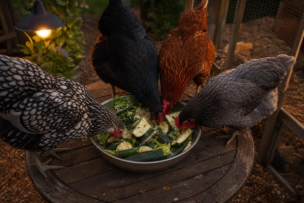 Can Hens Eat Zucchini Leaves as Well as the Fruit?