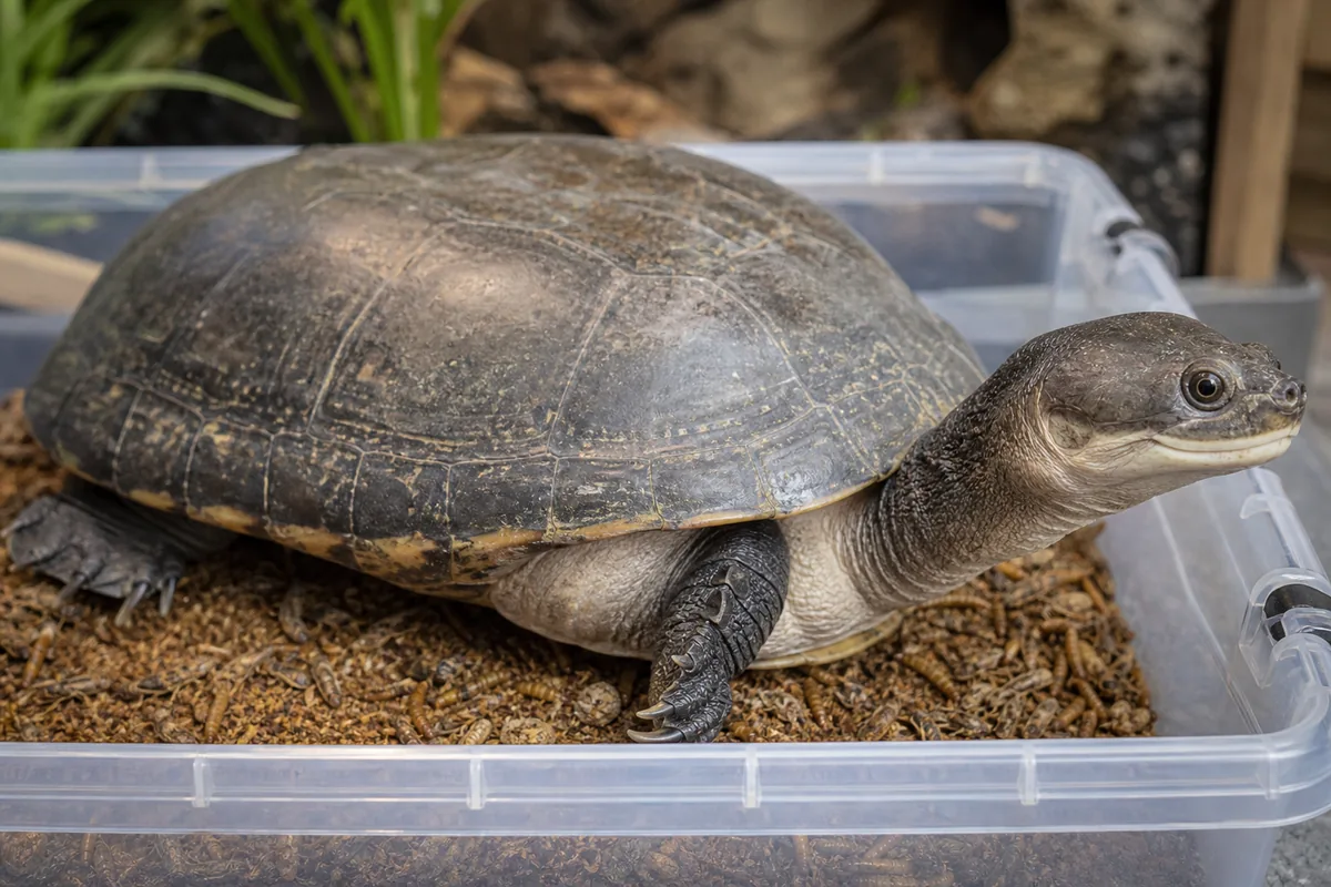 African Sideneck Turtles Stay Small and Live 50 Years