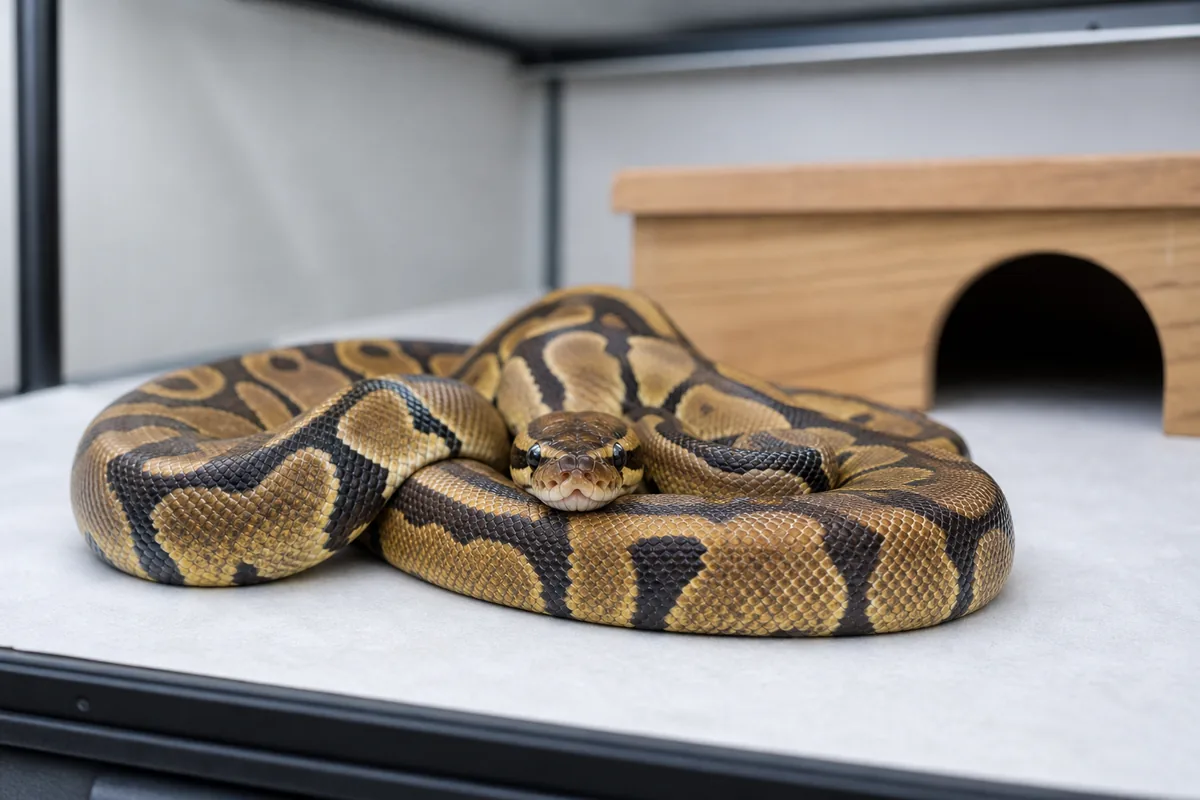 Ball Python Enclosure: 4 × 2 × 2 Ft for Adults