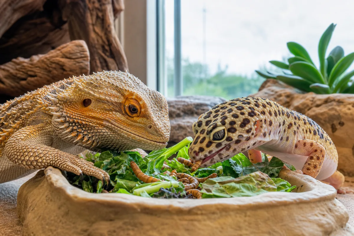 Leopard Geckos Beat Bearded Dragons on Cost and Space