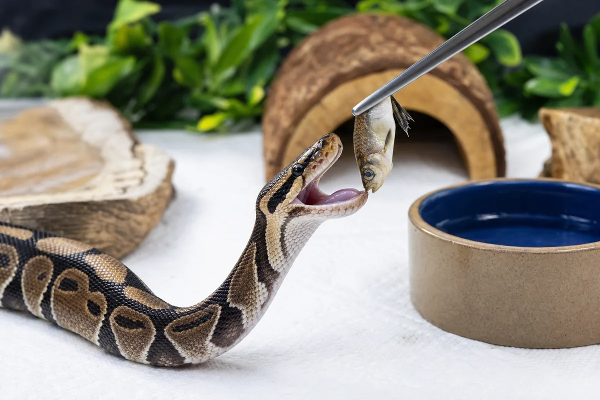 Does Thiaminase in Fish Strip a Ball Python of B1?