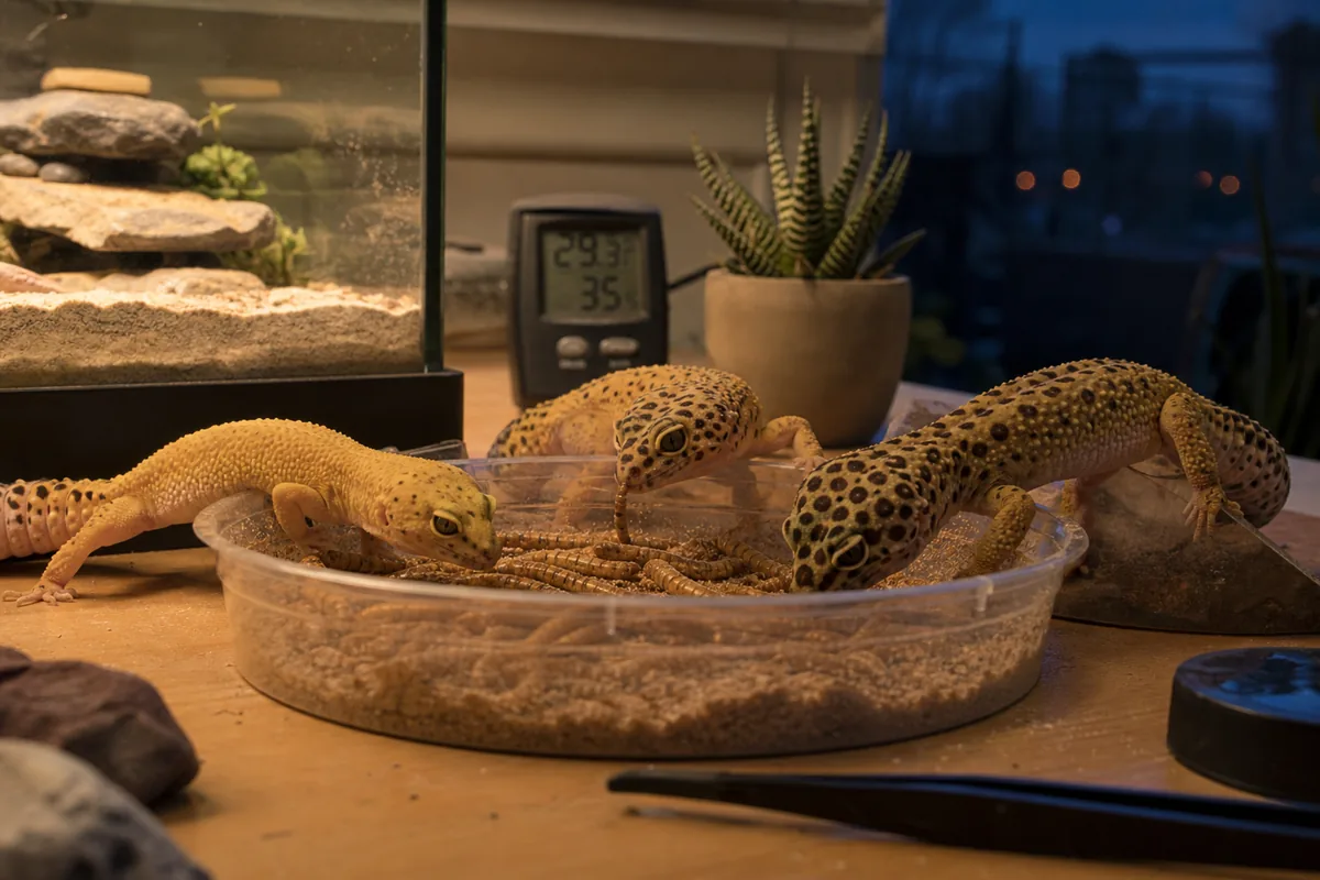 Are Superworms Too Big for a Juvenile Leopard Gecko?