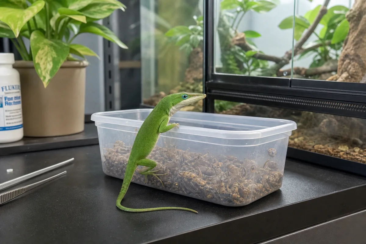 Green Anoles Are Lizards You Watch Rather Than Handle