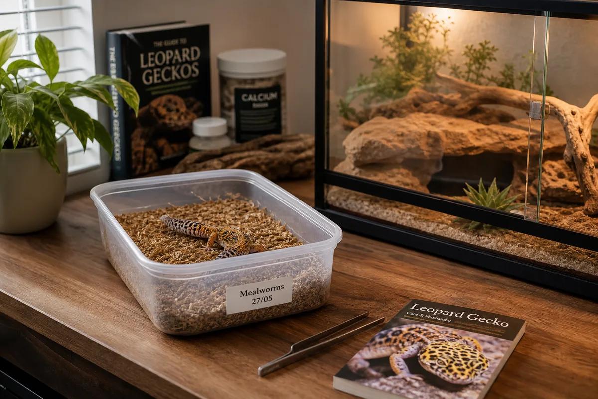 Leopard Geckos Need No UVB and Only a 20-Gallon Tank