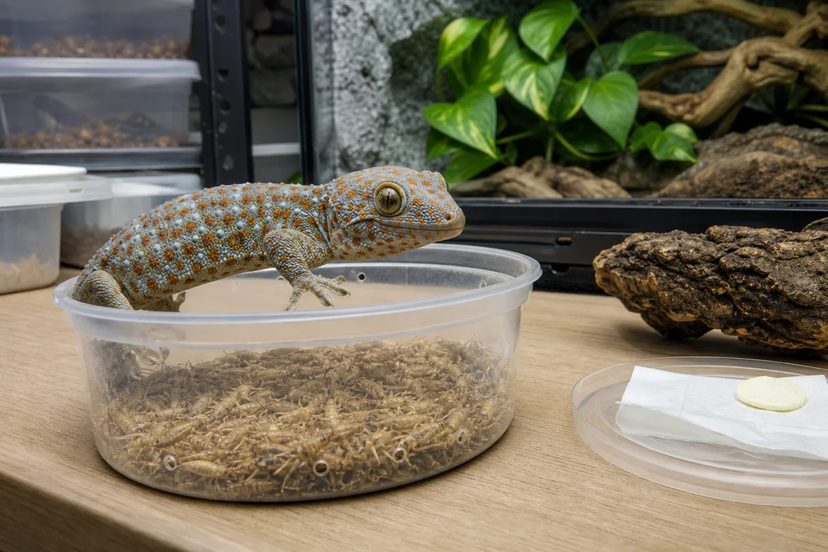 Tokay Geckos Bite Hard and Belong in a Display Tank