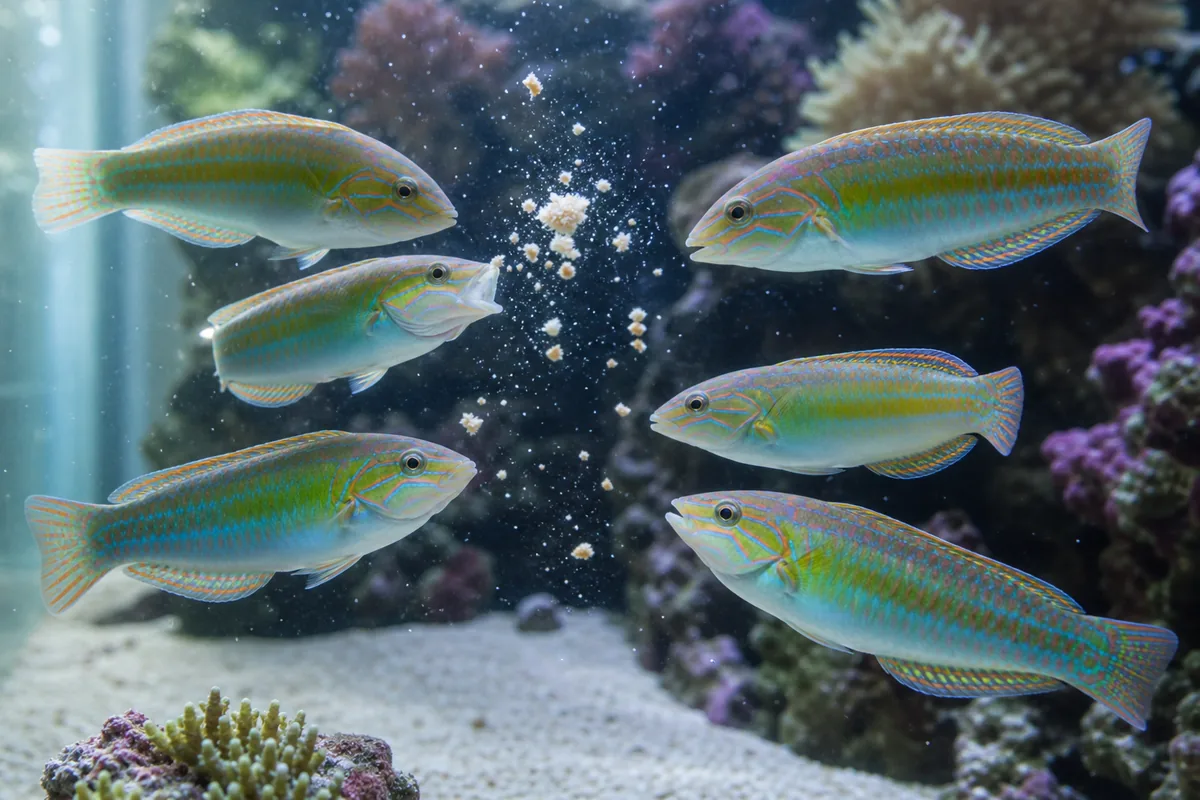 Six Line Wrasse Controls Pests but Fights Tank Mates
