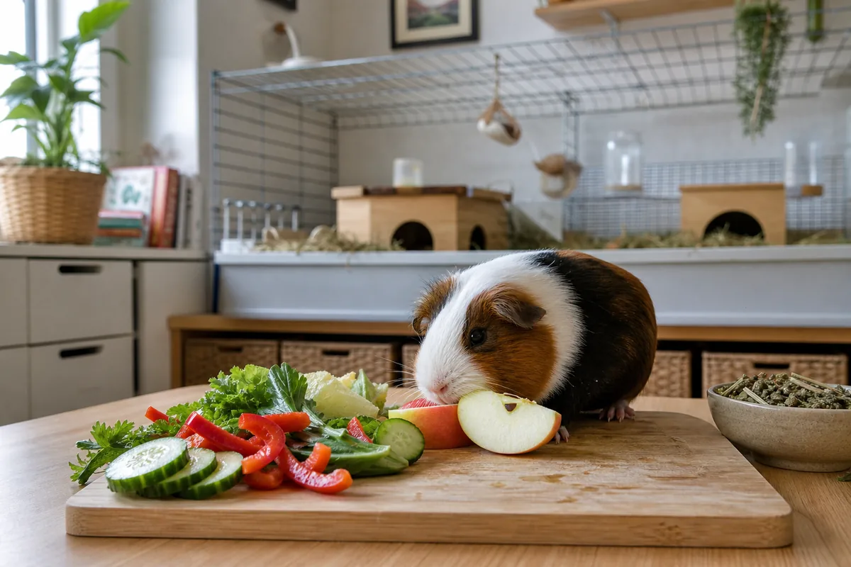 Apple Nutrition for Guinea Pigs: Fiber, Vitamin C, and 10g Sugar