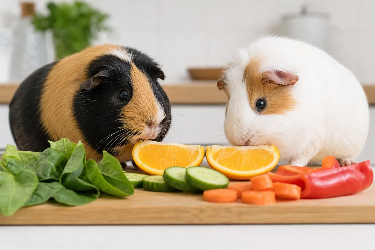 How Much Vitamin C Does an Orange Give a Guinea Pig?