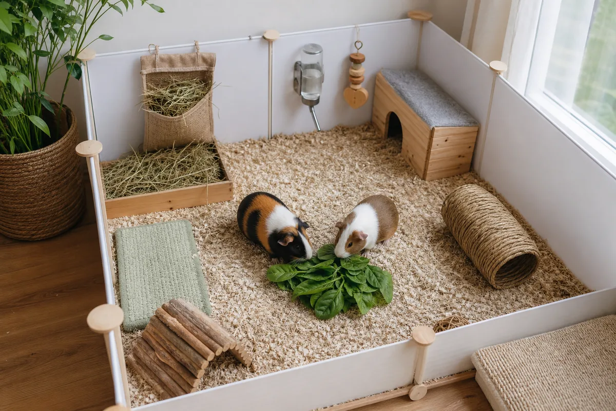 Does Spinach Oxalate Cause Bladder Sludge in a Guinea Pig?