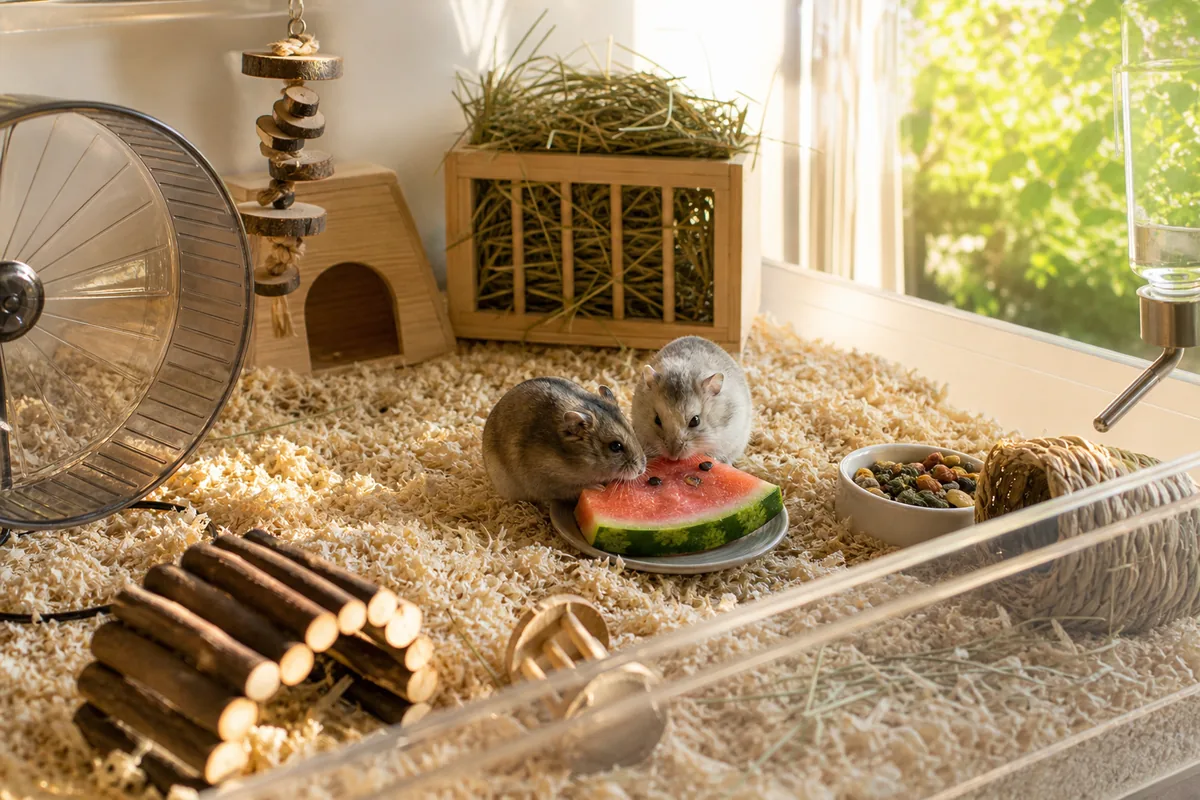 Does Watermelon Give a Hamster Too Much Water?