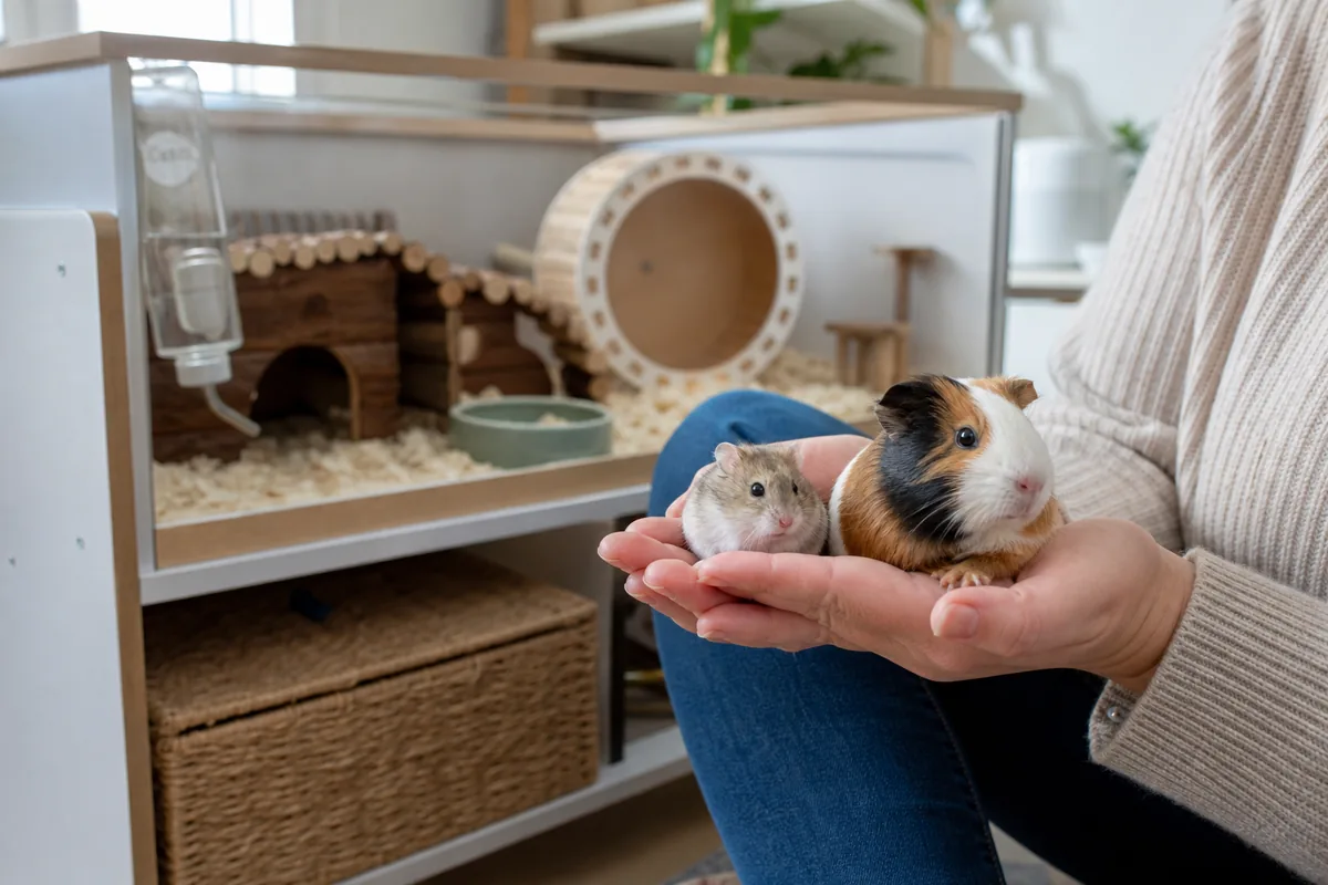 Hamster or Guinea Pig: Solitary Pet or Social One?