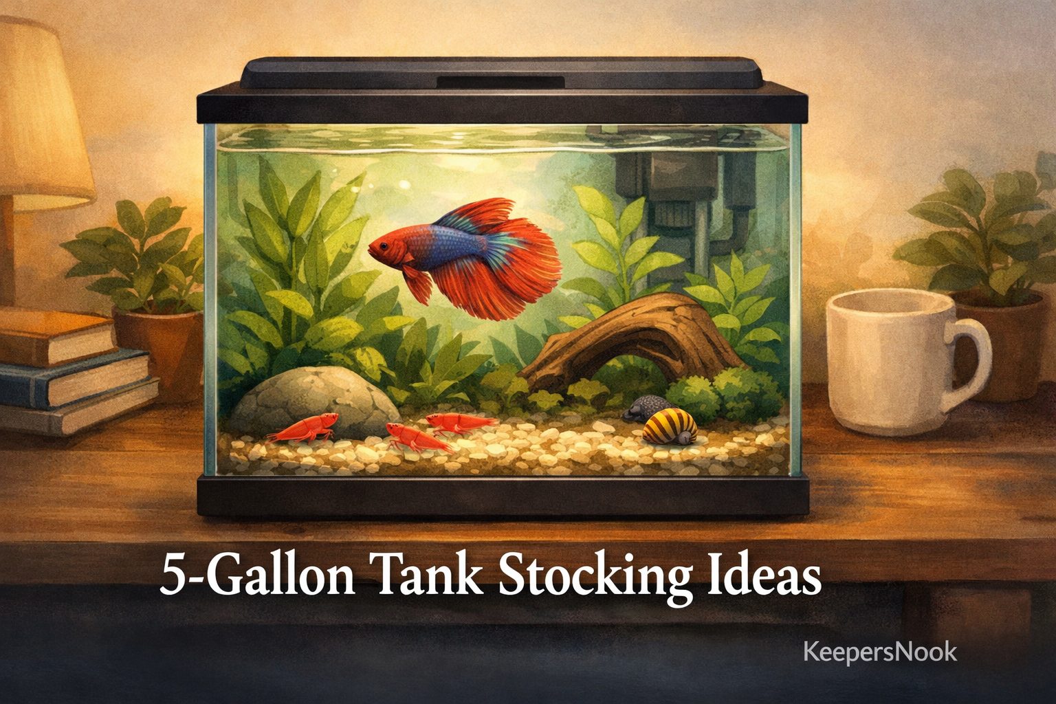 5-Gallon Tank Stocking: What Fish Actually Fit